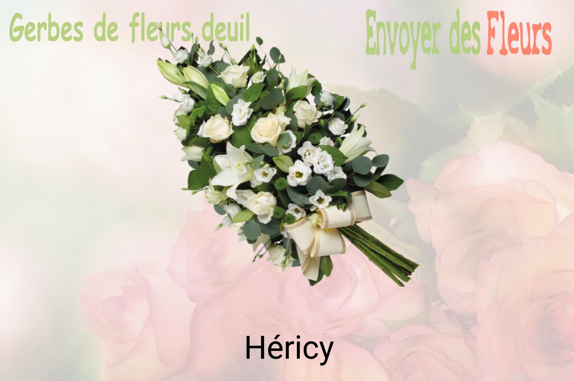 Gerbe de fleurs de deuil livrée à Héricy